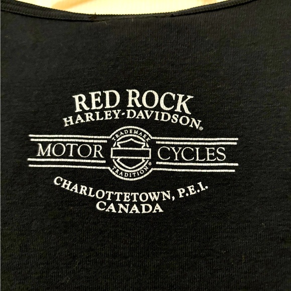 Harley Davidson Rhinestone Logo Tank Top - Picture 6 of 6